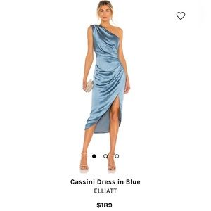 Elliatt Cassini Dress in cadet blue, size XS. New with tags.